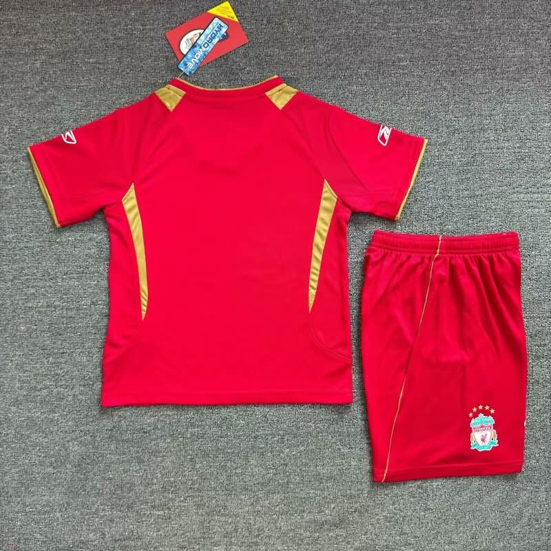 Liverpool 2005/06 Kids Home Soccer Jersey And Shorts