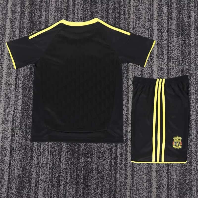 Liverpool 2010/11 Kids Away Soccer Jersey And Shorts