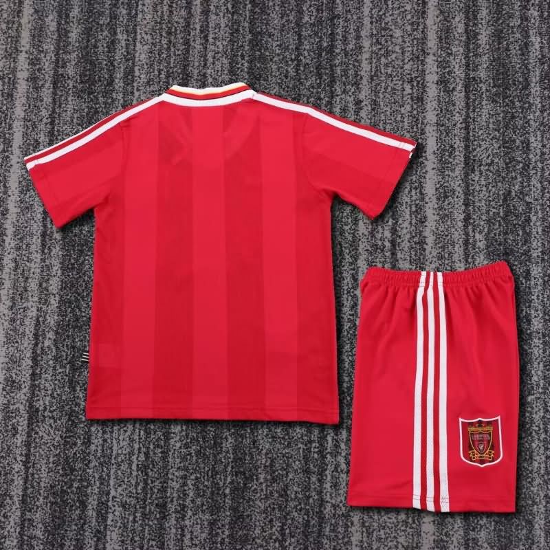 Liverpool 1995/96 Kids Home Soccer Jersey And Shorts