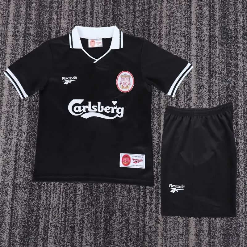 Liverpool 1996/97 Kids Third Soccer Jersey And Shorts