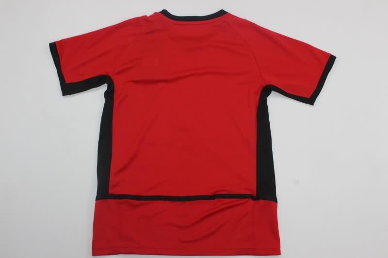 Manchester United 2002/04 Kids Home Soccer Jersey And Shorts