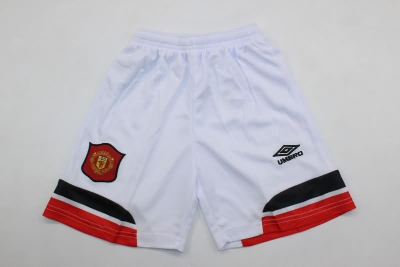 Manchester United 1994/96 Kids Home Soccer Jersey And Shorts