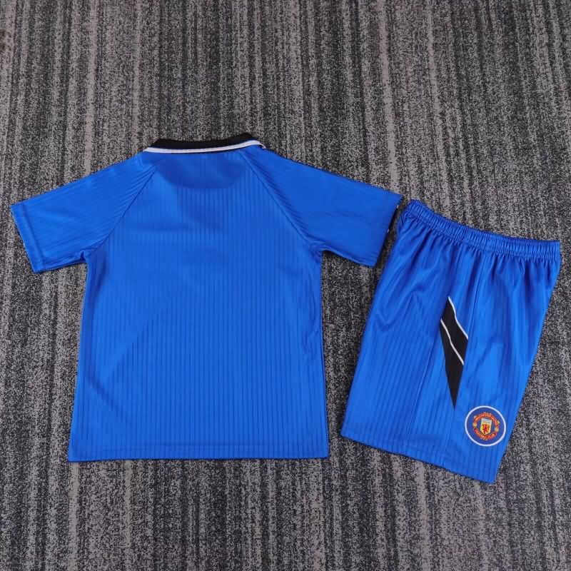 Manchester United 1996/98 Kids Third Soccer Jersey And Shorts