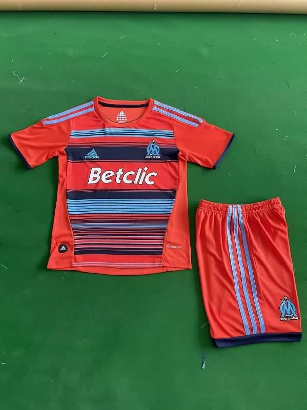 Marseilles 2011/12 Kids Away Soccer Jersey And Shorts