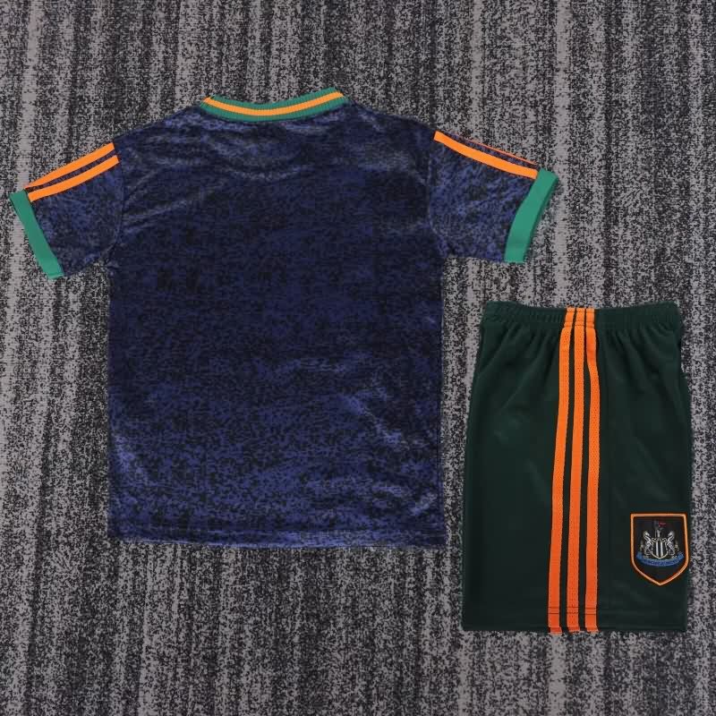 Newcastle United 1997/98 Kids Away Soccer Jersey And Shorts