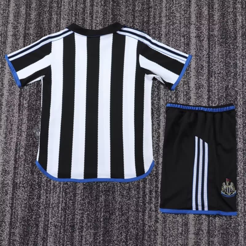 Newcastle United 1999/00 Kids Home Soccer Jersey And Shorts