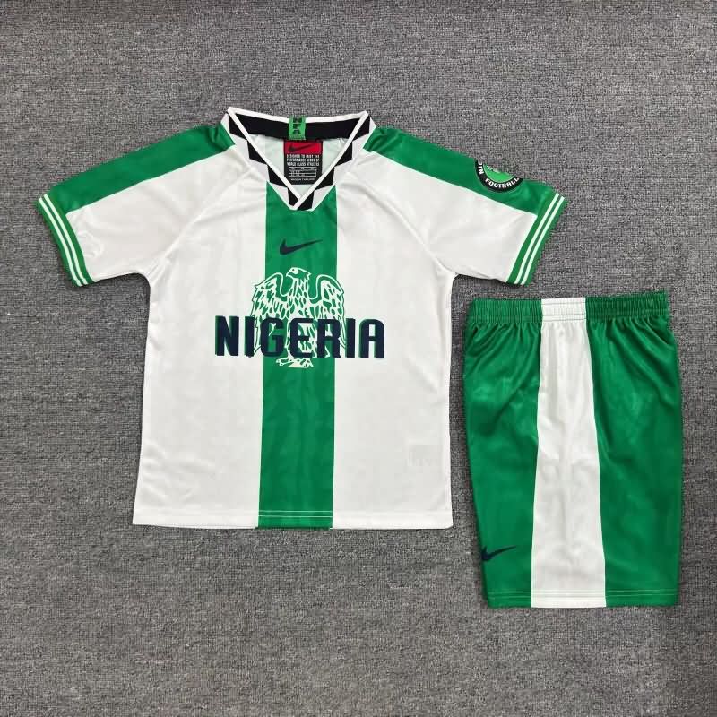 Nigeria 1996 Kids Away Soccer Jersey And Shorts