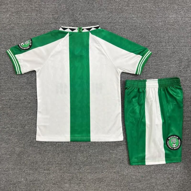 Nigeria 1996 Kids Away Soccer Jersey And Shorts