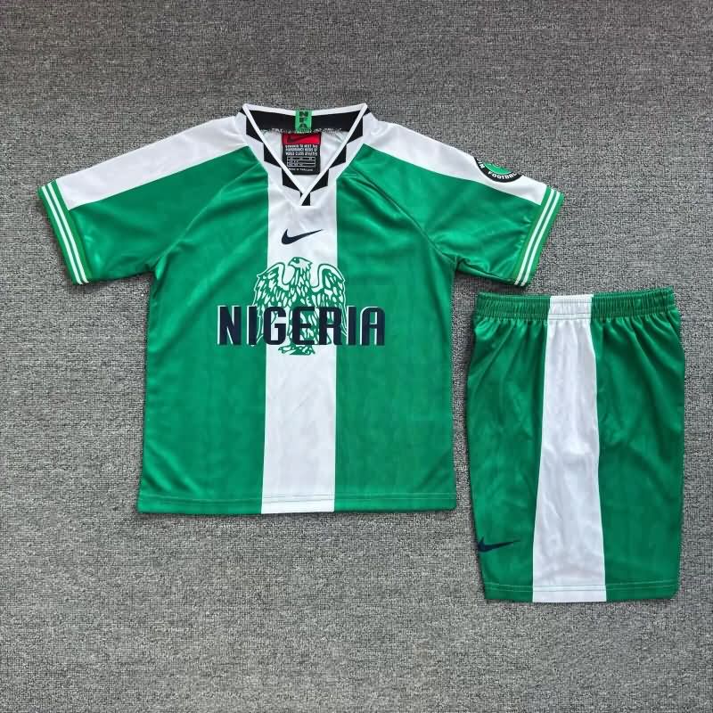 Nigeria 1996 Kids Home Soccer Jersey And Shorts
