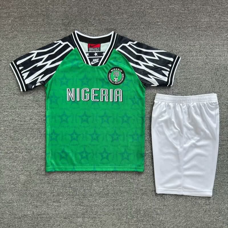 Nigeria 1994/95 Kids Home Soccer Jersey And Shorts