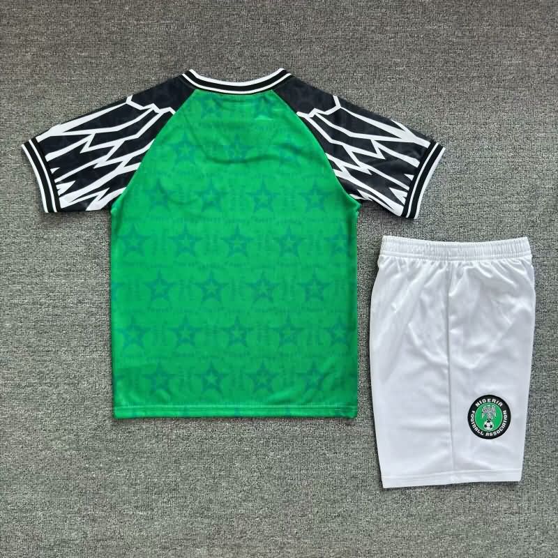 Nigeria 1994/95 Kids Home Soccer Jersey And Shorts