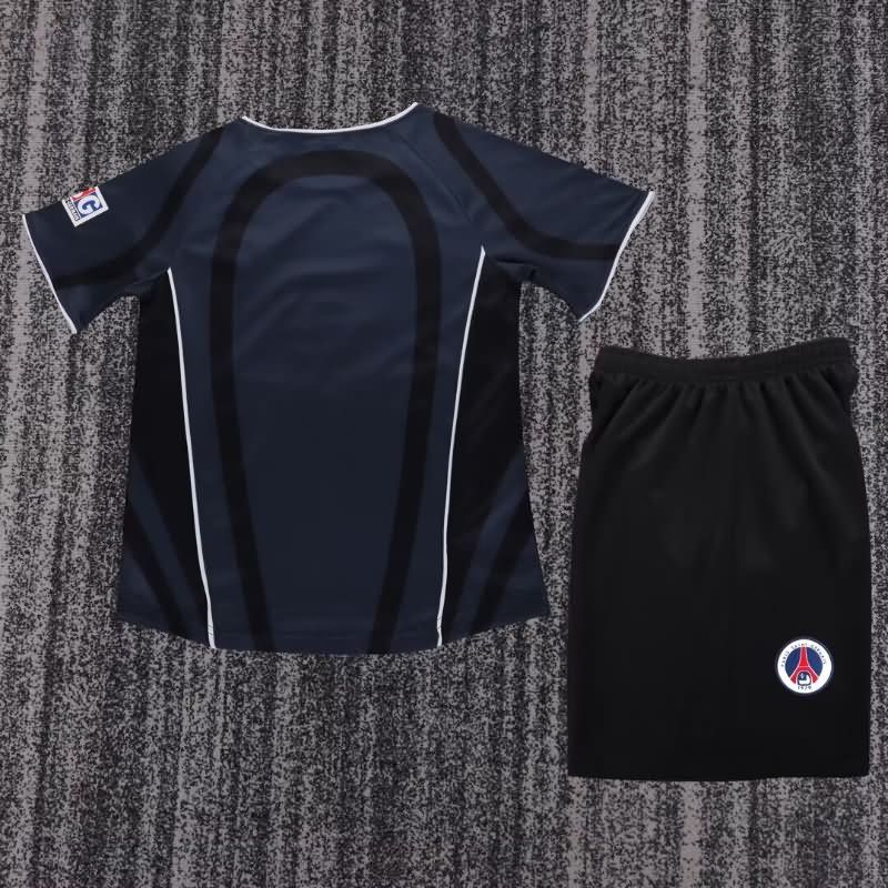 Paris St Germain 2001/02 Kids Third Soccer Jersey And Shorts