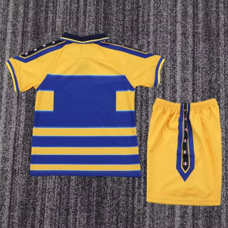 Parma 1999/00 Kids Home Soccer Jersey And Shorts