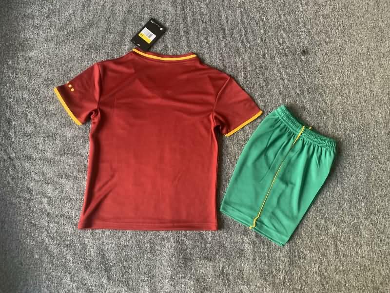 Portugal 2000 Kids Home Soccer Jersey And Shorts