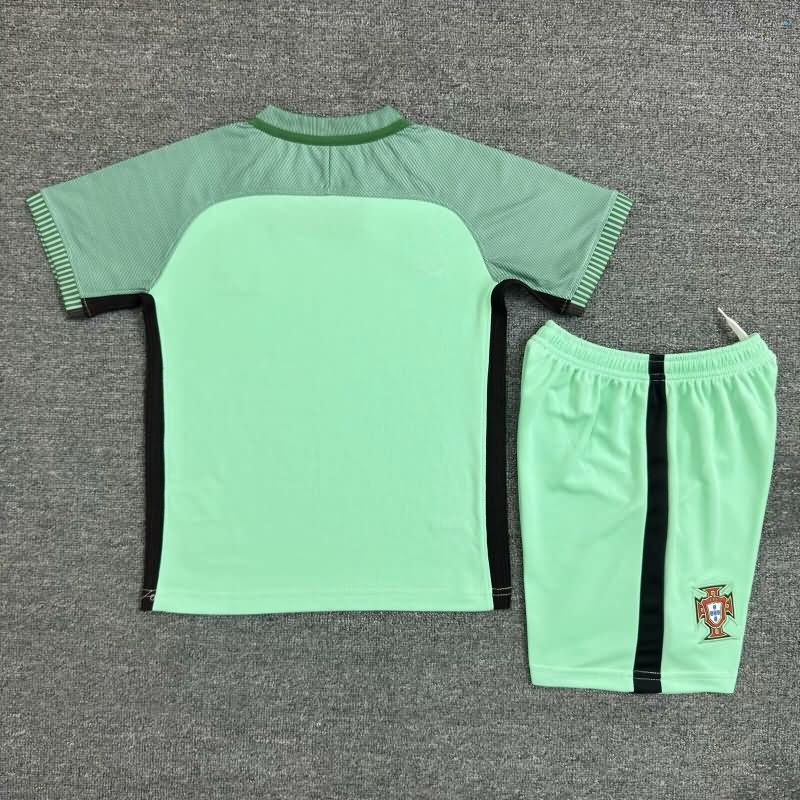 Portugal 2016 Kids Away Soccer Jersey And Shorts