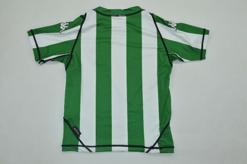 Real Betis 2003/04 Kids Home Soccer Jersey And Shorts
