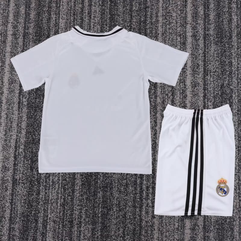 Real Madrid 2008/09 Kids Home Soccer Jersey And Shorts