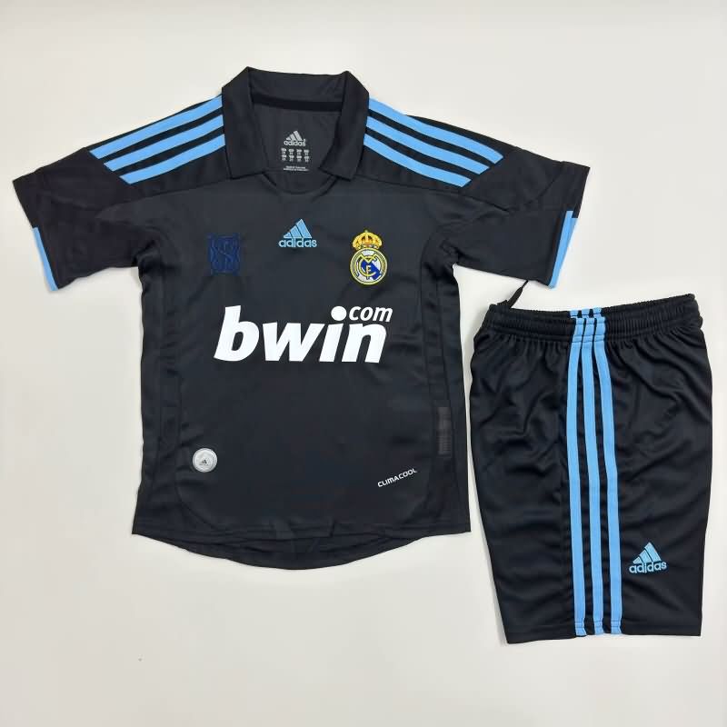 Real Madrid 2009/10 Kids Away Soccer Jersey And Shorts