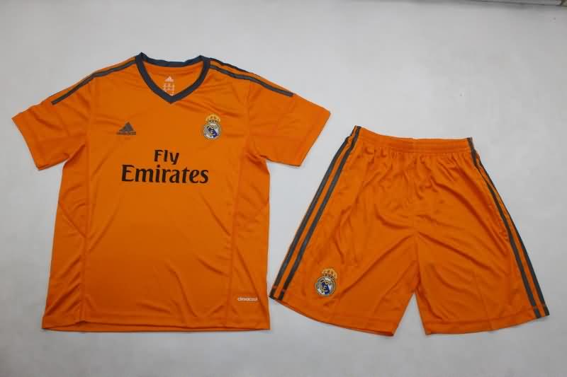 Real Madrid 2013/14 Kids Away Soccer Jersey And Shorts