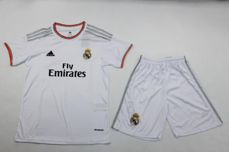 Real Madrid 2013/14 Kids Home Soccer Jersey And Shorts