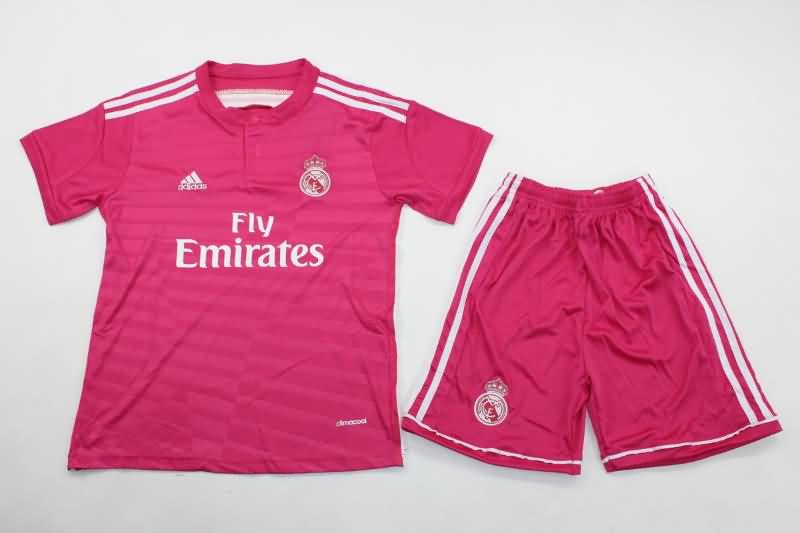 Real Madrid 2014/15 Kids Away Soccer Jersey And Shorts