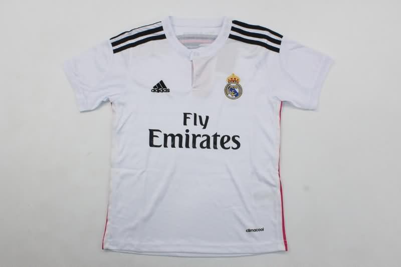 Real Madrid 2014/15 Kids Home Soccer Jersey And Shorts