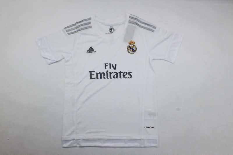 Real Madrid 2015/16 Kids Home Soccer Jersey And Shorts