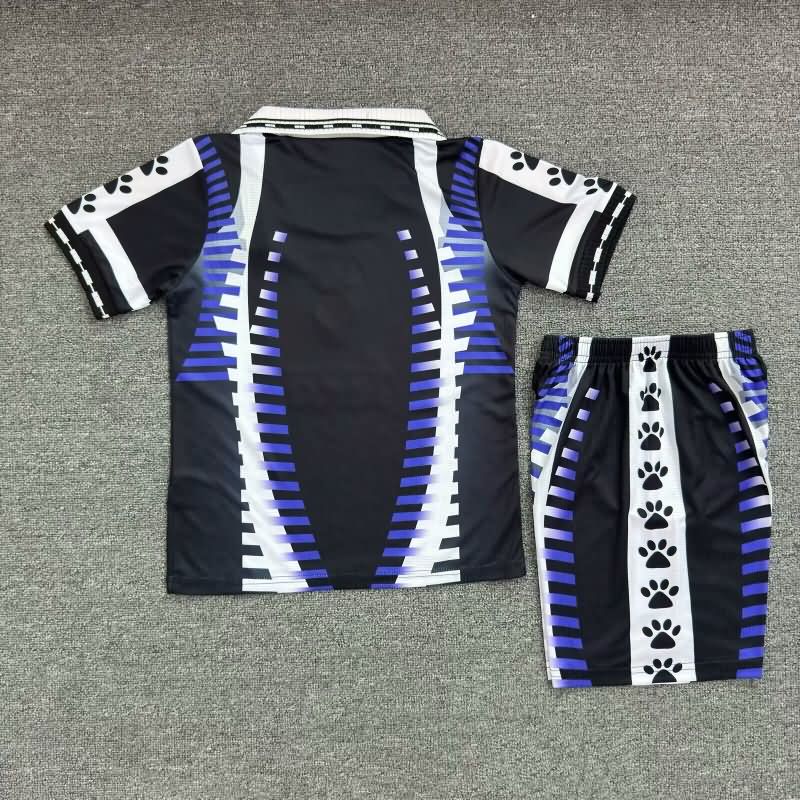 Real Madrid 1997/98 Kids Third Soccer Jersey And Shorts