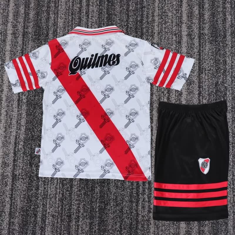 River Plate 1996/97 Kids Home Soccer Jersey And Shorts