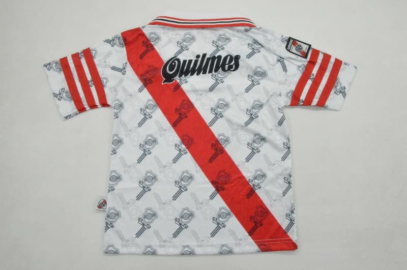 River Plate 1996/97 Kids Home Soccer Jersey And Shorts