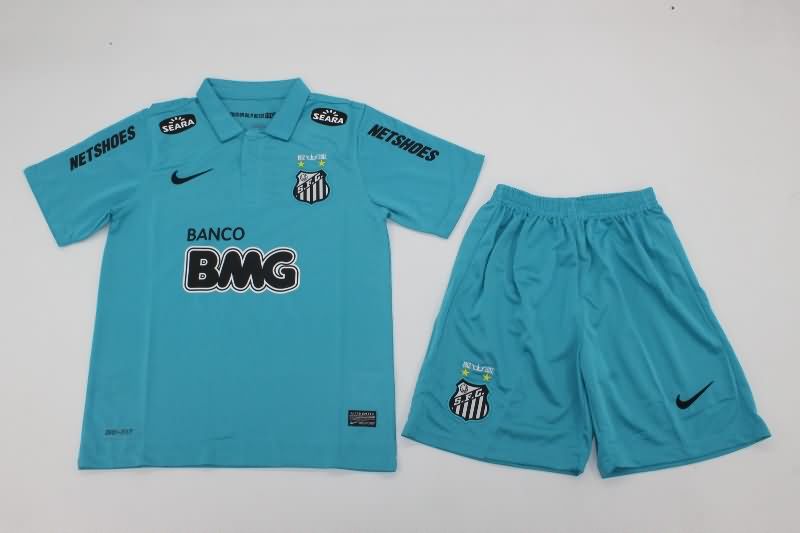 Santos 2012/13 Kids Away Soccer Jersey And Shorts