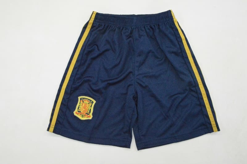 Spain 2008 Kids Away Soccer Jersey And Shorts