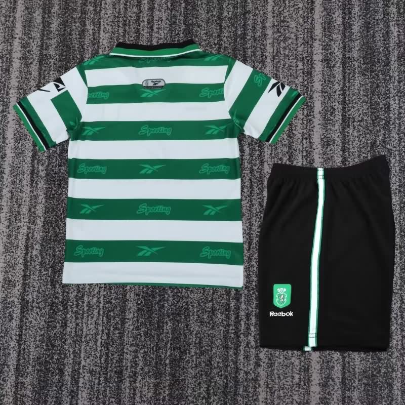 Sporting Lisbon 1999/00 Kids Home Soccer Jersey And Shorts